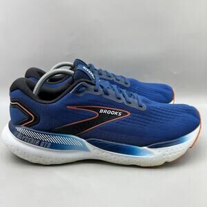 Brooks Glycerin GTS 21 Running Shoes Men Size 11.5 D Blue White Comfort Sneakers
